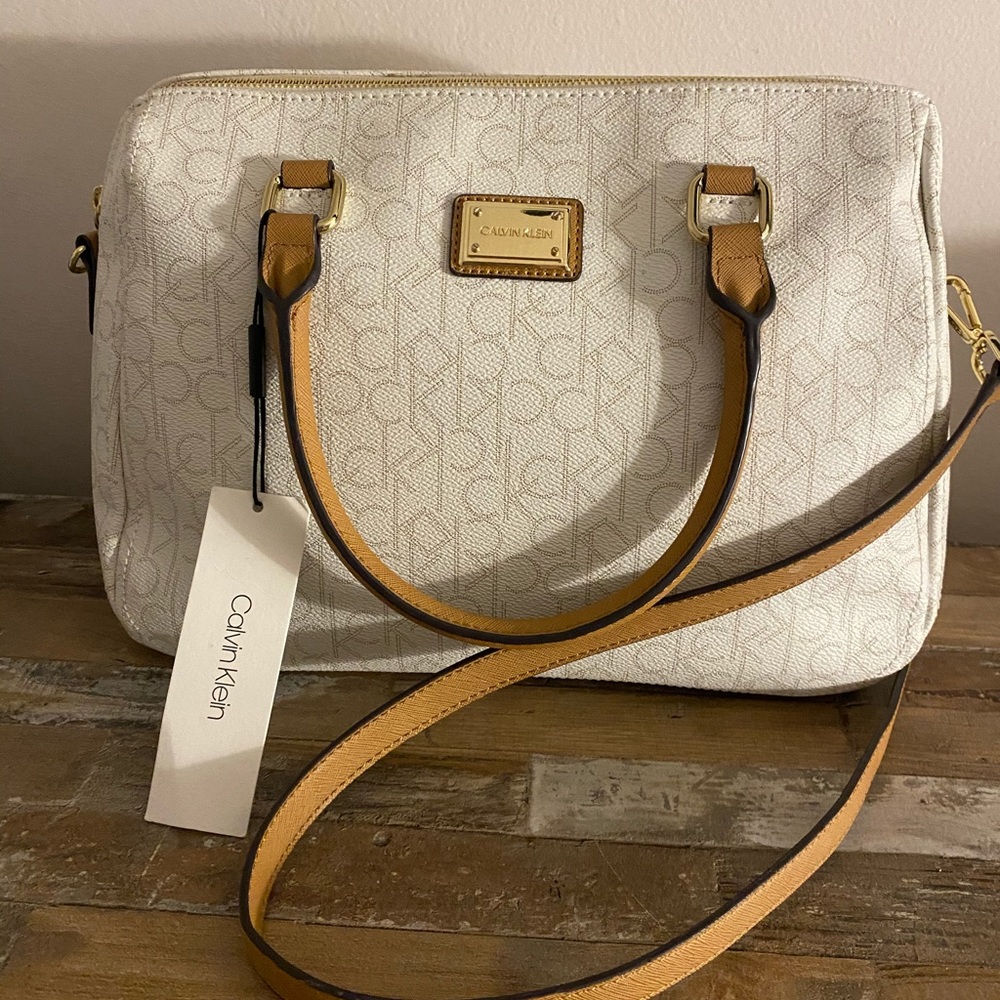 White Calvin Klein Purse